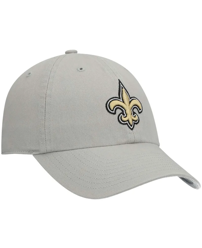 Men's Gray New Orleans Saints Clean Up Adjustable Hat