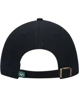 Men's Black New York Jets Clean Up Alternate Adjustable Hat