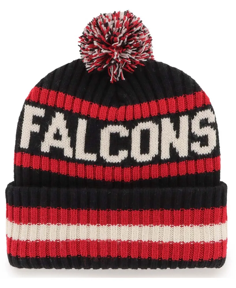 Men's Black Atlanta Falcons Bering Cuffed Knit Hat with Pom