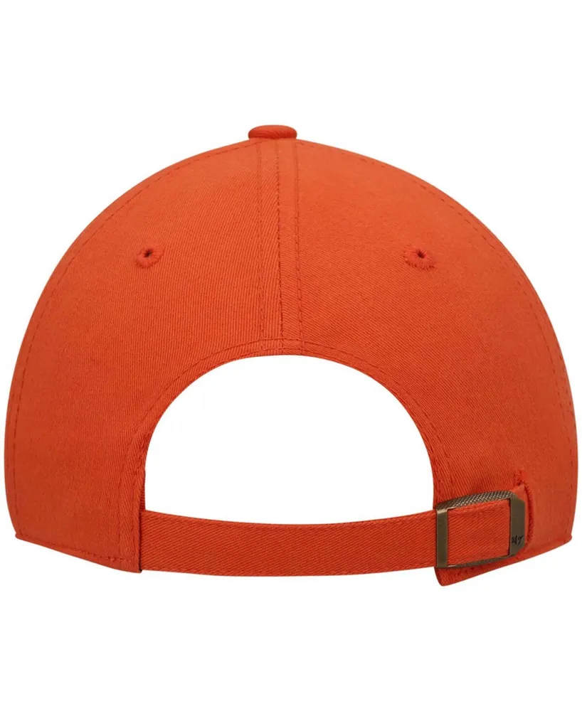 Women's Orange Clemson Tigers Miata Clean Up Logo Adjustable Hat