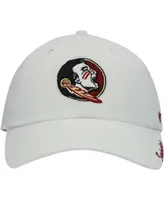 Women's White Florida State Seminoles Miata Clean Up Logo Adjustable Hat