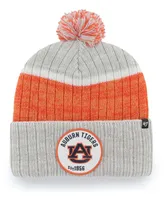 Men's Gray Auburn Tigers Holcomb Cuffed Knit Hat with Pom