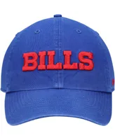 Men's Royal Buffalo Bills Clean Up Script Adjustable Hat