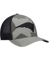 Men's Olive New England Patriots Countershade Mvp Dp Trucker Snapback Hat