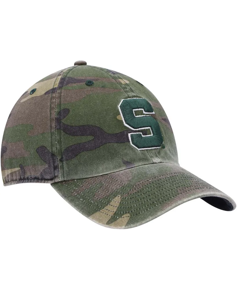 Men's Camo Michigan State Spartans Clean Up Core Adjustable Hat