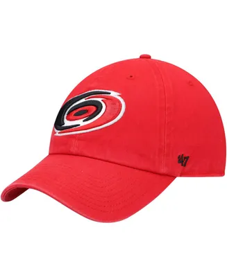 Men's Red Carolina Hurricanes Team Clean Up Adjustable Hat