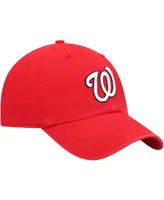 Men's Red Washington Nationals Home Clean Up Adjustable Hat