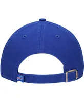Boys Royal Buffalo Bills Logo Clean Up Adjustable Hat