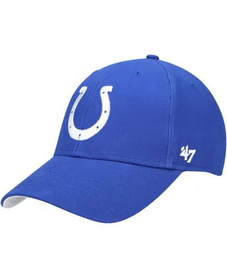 Boys Royal Indianapolis Colts Basic Mvp Adjustable Hat