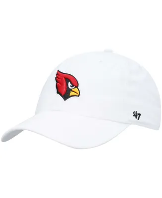 Men's White Arizona Cardinals Clean Up Adjustable Hat