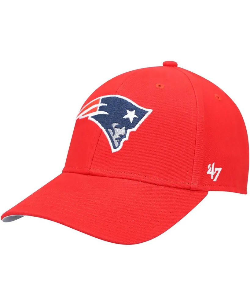 Boys Red New England Patriots Basic Secondary Mvp Adjustable Hat