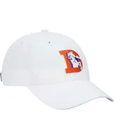 Men's White Denver Broncos Clean Up Legacy Adjustable Hat