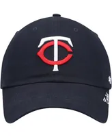 Women's Navy Minnesota Twins Team Miata Clean Up Adjustable Hat