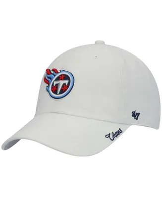 Women's White Tennessee Titans Team Miata Clean Up Adjustable Hat