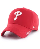 Women's Red Philadelphia Phillies Team Miata Clean Up Adjustable Hat