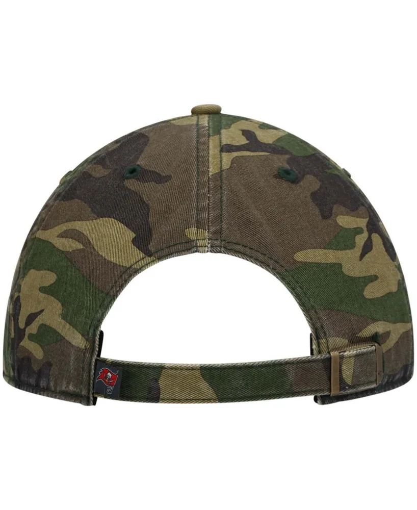 Men's Camo Tampa Bay Buccaneers Woodland Clean Up Adjustable Hat