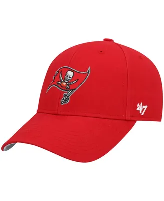 Boys Red Tampa Bay Buccaneers Basic Mvp Adjustable Hat