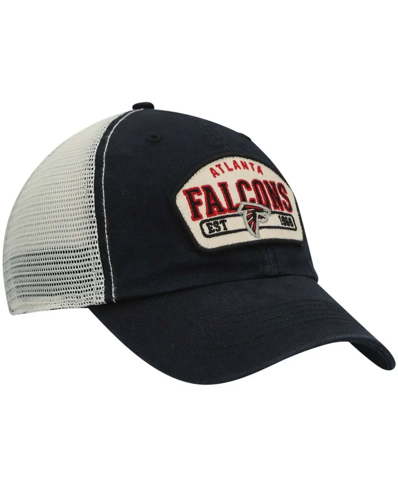 Men's Black Atlanta Falcons Penwald Trucker Clean Up Snapback Hat