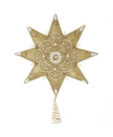 Kurt Adler 16" Shimmer 8-Point Star Tree Topper