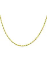 Giani Bernini Rope Link 18" Chain Necklace in 18k Gold-Plated Sterling Silver, Created for Macy's