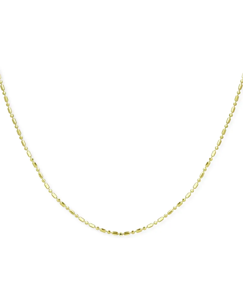 Giani Bernini Dot & Dash Link 18" Chain Necklace in 18k Gold-Plated Sterling Silver, Created for Macy's