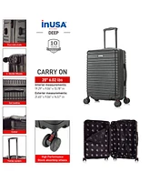 InUSA Deep Lightweight Hardside Spinner Luggage, 20"