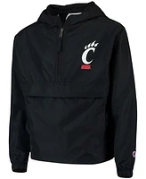 Big Boys and Girls Black Cincinnati Bearcats Pack Go Windbreaker Jacket