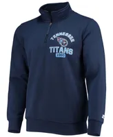 Men's Navy Tennessee Titans Heisman Quarter-Zip Jacket