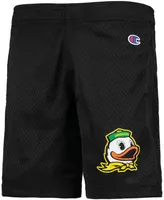 Big Boys and Girls Black Oregon Ducks Classic Mesh Shorts