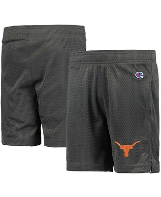 Big Boys and Girls Charcoal Texas Longhorns Classic Mesh Shorts