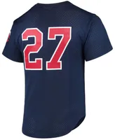 Men's Mitchell & Ness David Ortiz Navy Minnesota Twins 2002 Cooperstown Collection Mesh Batting Practice Jersey