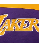 Men's Purple Los Angeles Lakers Perfect Season Fleece Pullover Sweatshirt