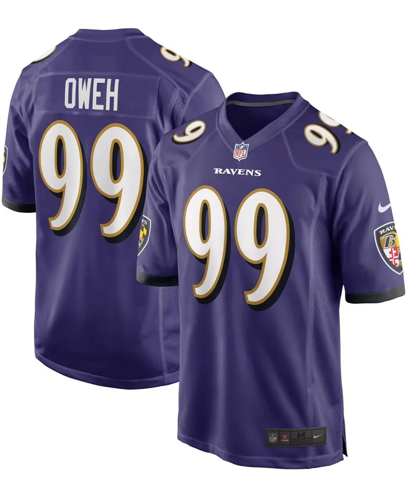 NFL Baltimore Ravens (Odafe Oweh) Men's Game Football Jersey.