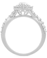 Diamond Marquise Bridal Set (2 ct. t.w.) in 14k White Gold