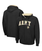 Men's Black Army Knights Arch Logo 3.0 Full-Zip Hoodie