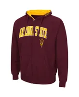 Men's Maroon Arizona State Sun Devils Arch Logo 3.0 Full-Zip Hoodie