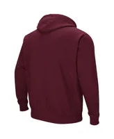 Colosseum Men's Southern Illinois Salukis Arch and Logo Pullover Hoodie