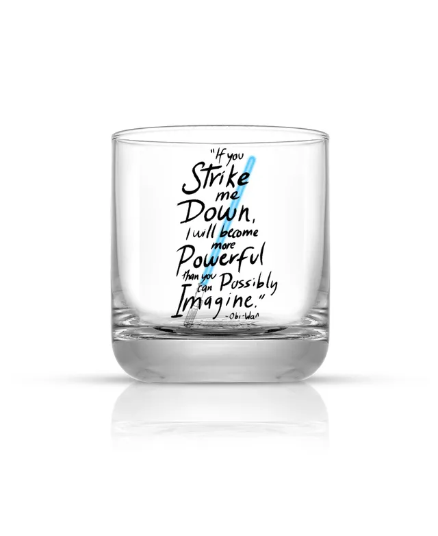 JoyJolt Star Wars Ugly Sweater Collection 15 oz. Stemless Drinking Glass (Set of 4)