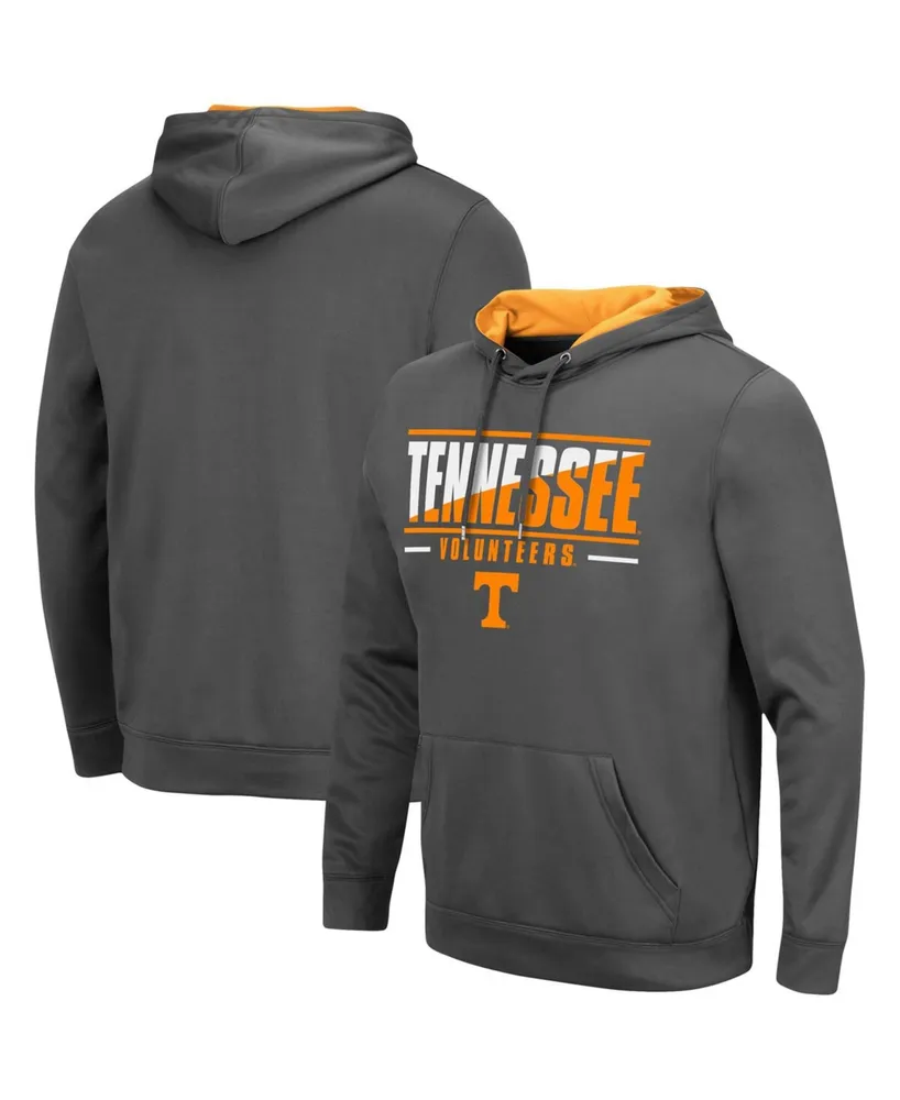 Men's Charcoal Tennessee Volunteers Slash Stack 2.0 Pullover Hoodie