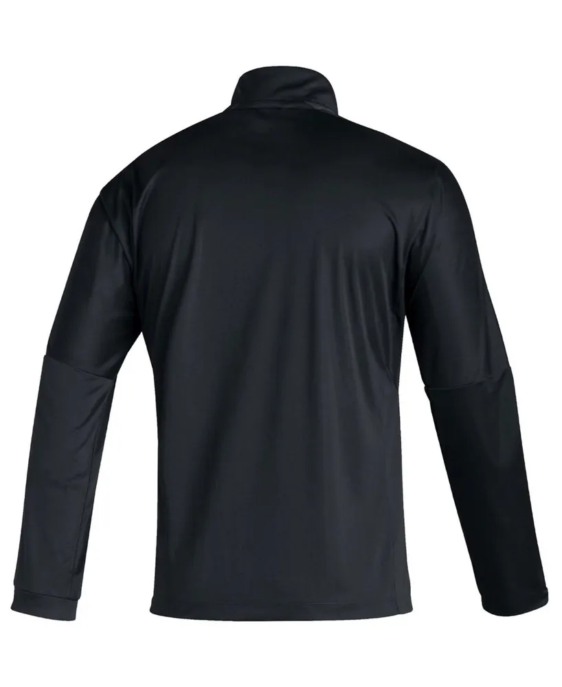 Men's Black Pittsburgh Penguins Quarter-Zip Jacket