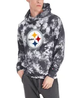 Men's Black Pittsburgh Steelers Stanley Tie-Dye Pullover Hoodie