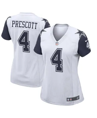 Women's Dak Prescott White Dallas Cowboys Alternate Game Jersey