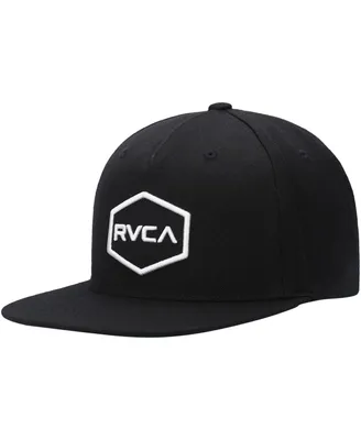 Men's Black Commonwealth Adjustable Snapback Hat