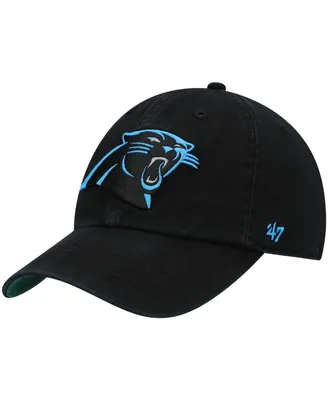 Men's Black Carolina Panthers Franchise Logo Fitted Hat