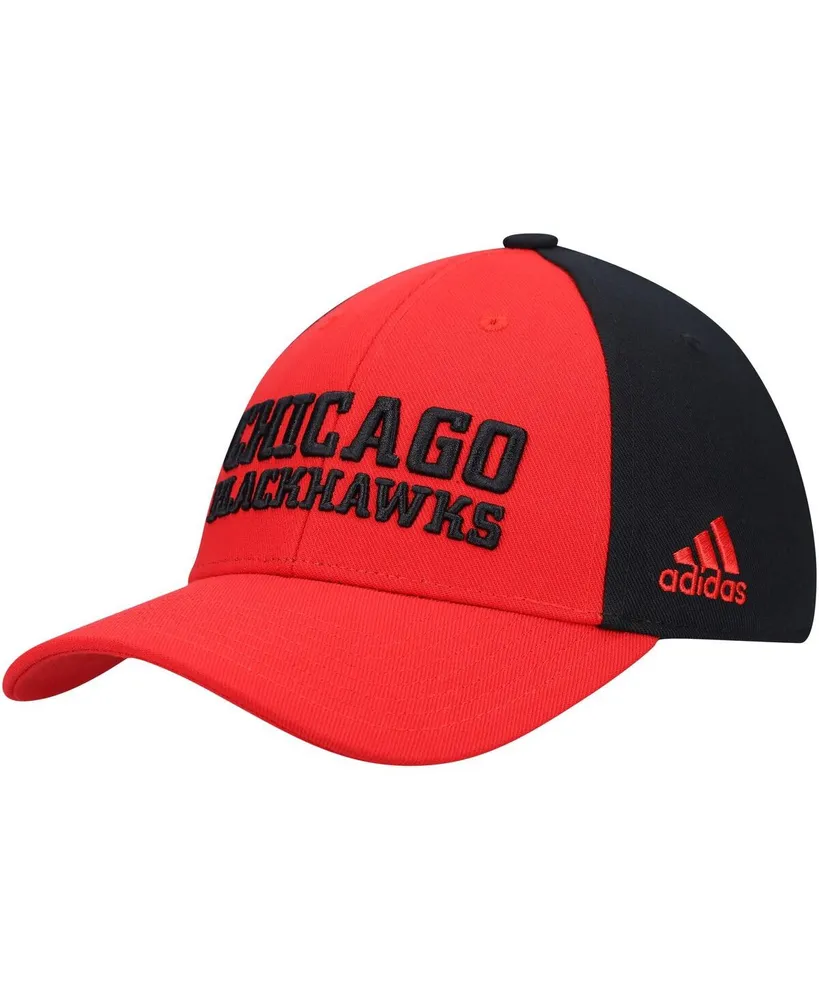 Men's Red Chicago Blackhawks Locker Room Adjustable Hat