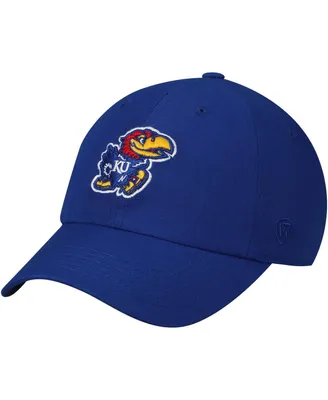 Men's Royal Kansas Jayhawks Staple Adjustable Hat
