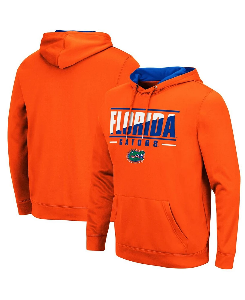 Colosseum Men's Florida Gators Slash Stack 2.0 Pullover Hoodie