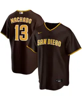 Men's Manny Machado Brown San Diego Padres Alternate Replica Player Jersey