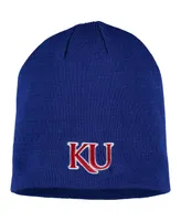 Men's Royal Kansas Jayhawks Ezdozit Knit Beanie