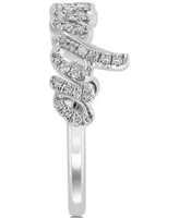 Effy Diamond Zodiac Aquarius Ring (1/6 ct. t.w.) Sterling Silver